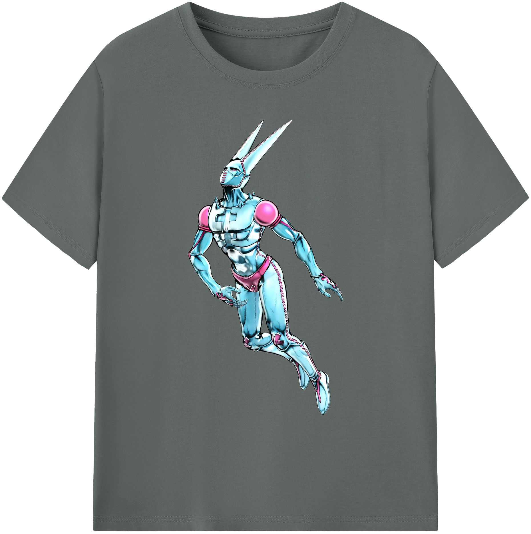 （画像用） ジョジョの奇妙な冒険 JoJo's Bizarre Adventure 綿100％ メンズ半袖Tシャツ｜肌触りやわらか＆通気性